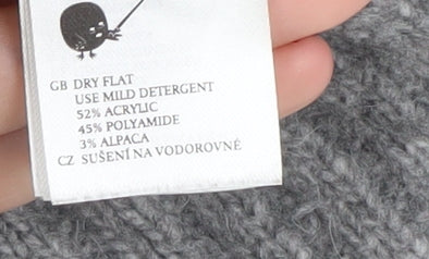 Womens UK Size XS Monki Grey Pullover Jumper