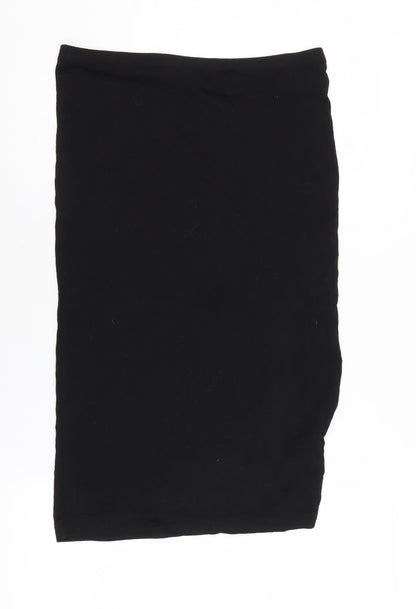 H&M Women's Black Pencil Skirt, Size S, Viscose Blend