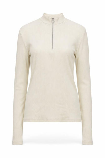 Womens UK Size 8 Pull&Bear Beige Henley Sweatshirt