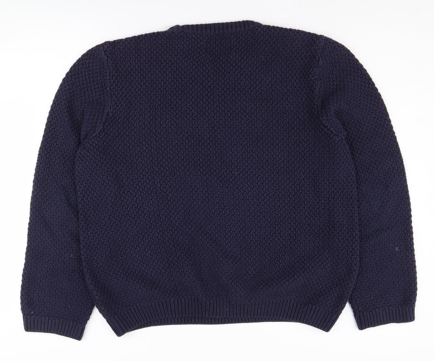 Topman Men’s Blue Chunky Knit Pullover Jumper M