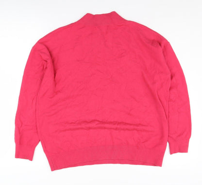 Womens UK Size M Marks and Spencer Red Jumper Jumper