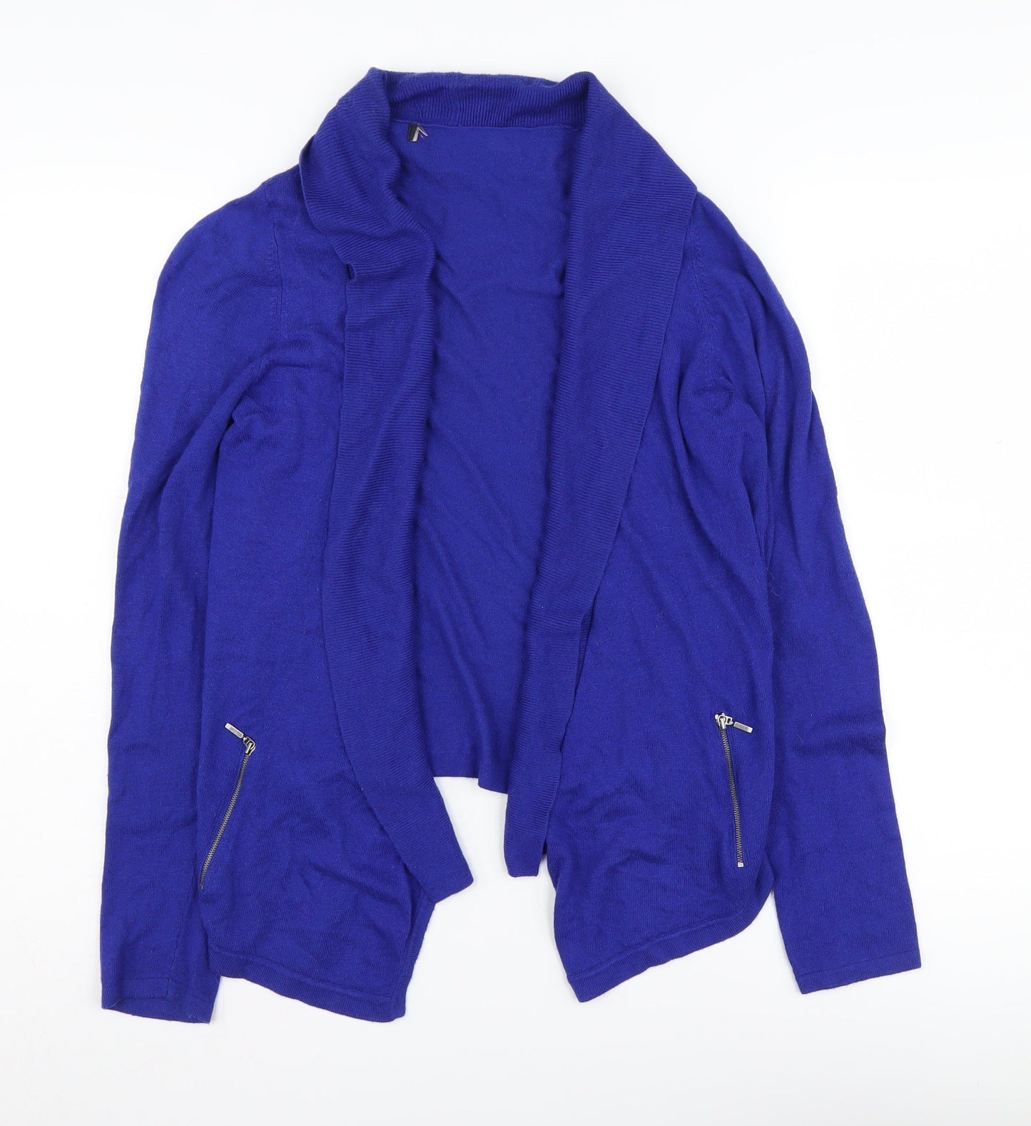 Womens UK Size 12 Marks and Spencer Blue Cardigan Jumper