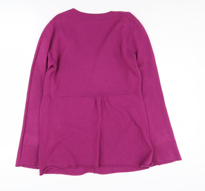 Womens UK Size 10 Marks and Spencer Pink Cardigan Jumper