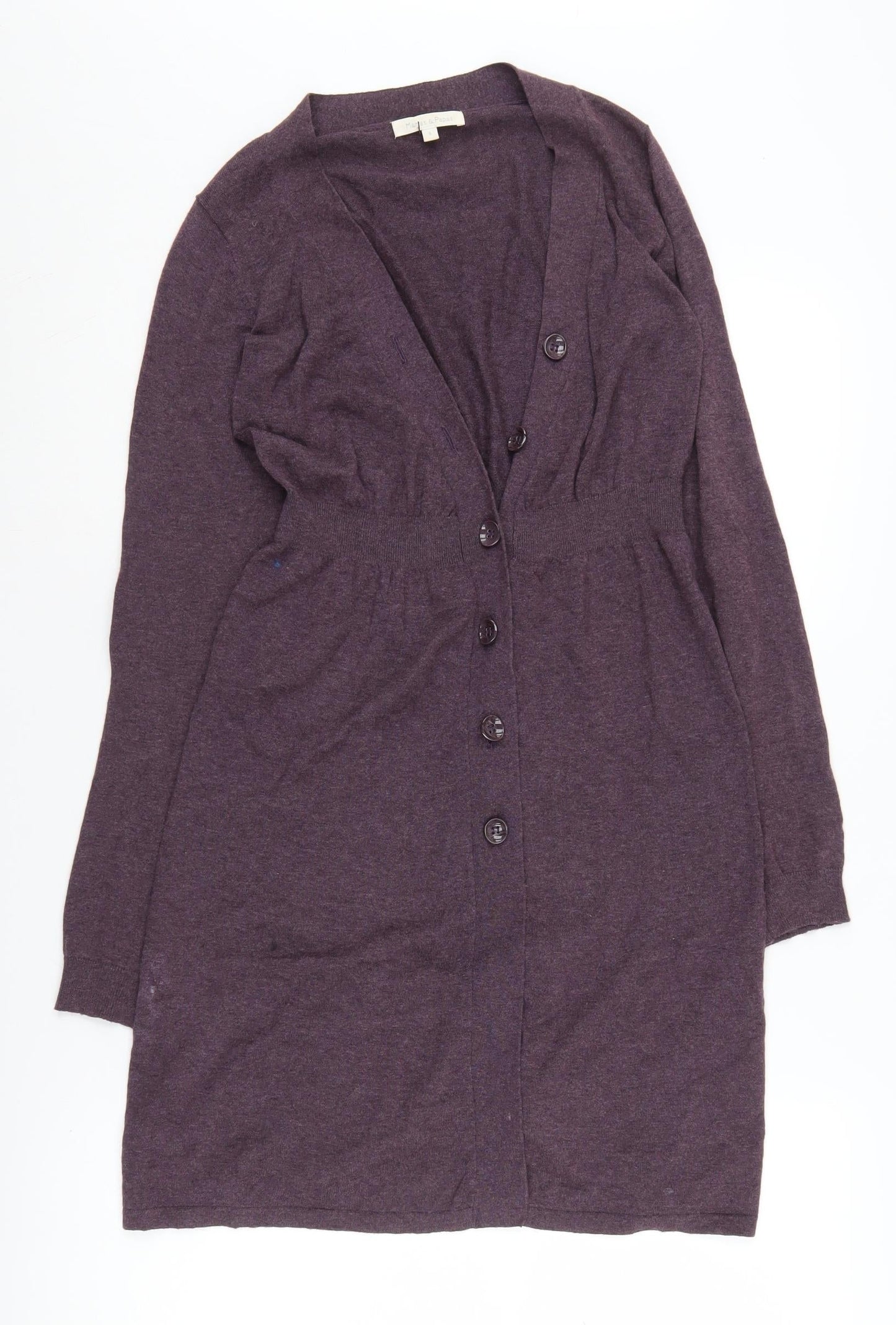 Womens UK Size 6 mamas & papas Purple Cardigan Jumper