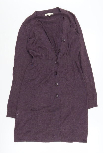Womens UK Size 6 mamas & papas Purple Cardigan Jumper