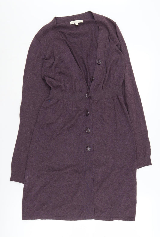 Womens UK Size 6 mamas & papas Purple Cardigan Jumper