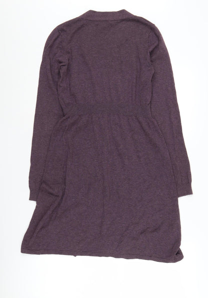 Womens UK Size 6 mamas & papas Purple Cardigan Jumper