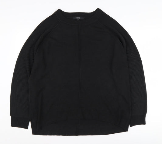 Womens UK Size L NEXT Black Pullover Jumper