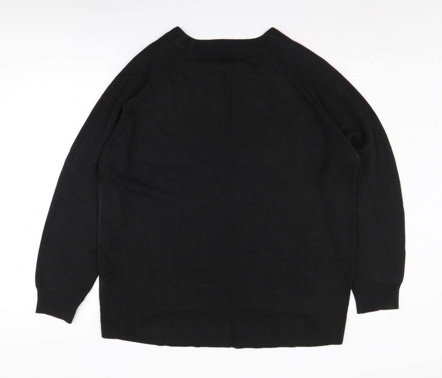 Womens UK Size L NEXT Black Pullover Jumper