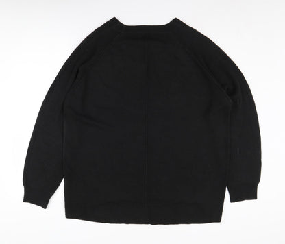 Womens UK Size L NEXT Black Pullover Jumper