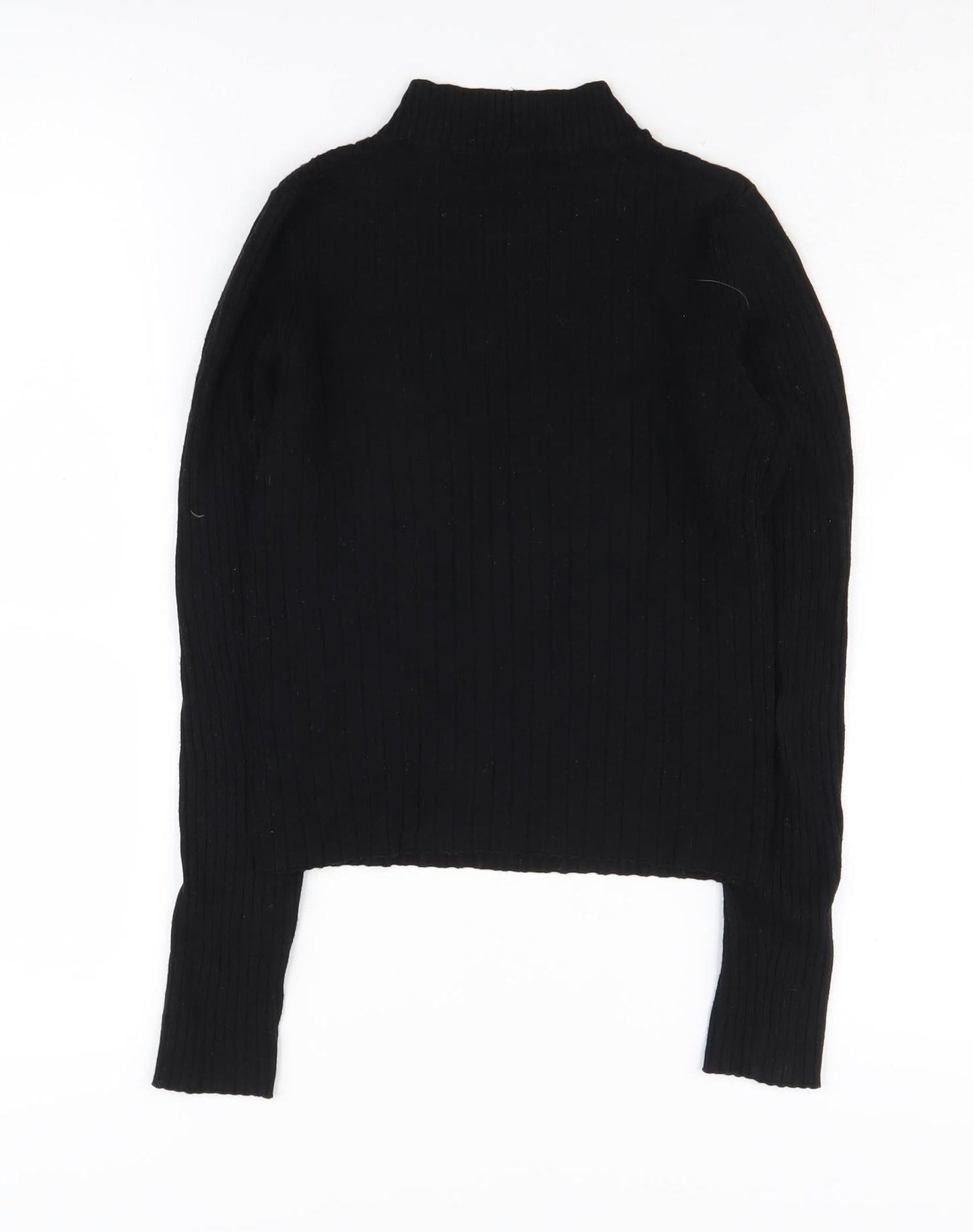 Womens UK Size S Bershka Black Pullover Jumper