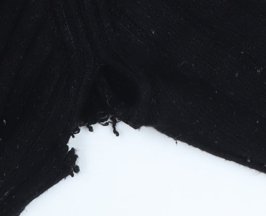 Womens UK Size S Bershka Black Pullover Jumper