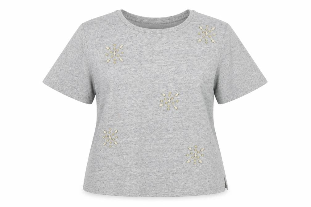 Womens UK Size 18 Marks and Spencer Grey Basic T-Shirt