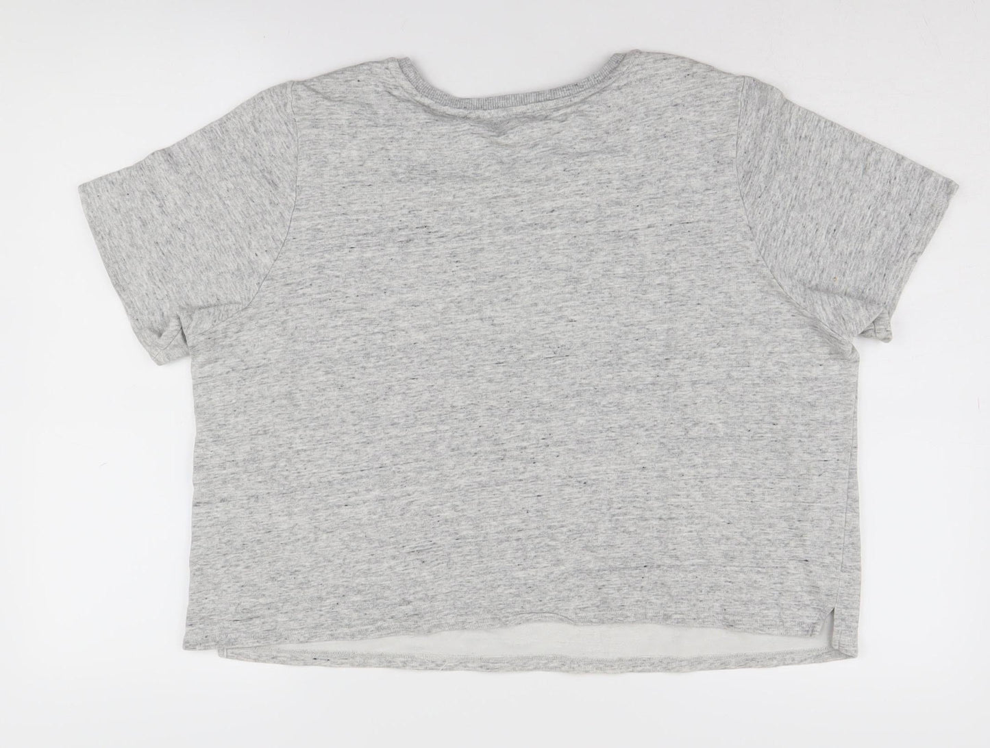 Womens UK Size 18 Marks and Spencer Grey Basic T-Shirt