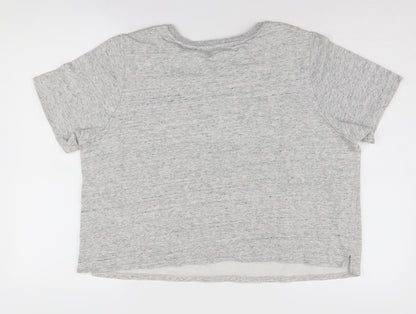 Womens UK Size 18 Marks and Spencer Grey Basic T-Shirt