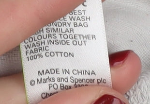 Womens UK Size 18 Marks and Spencer Grey Basic T-Shirt