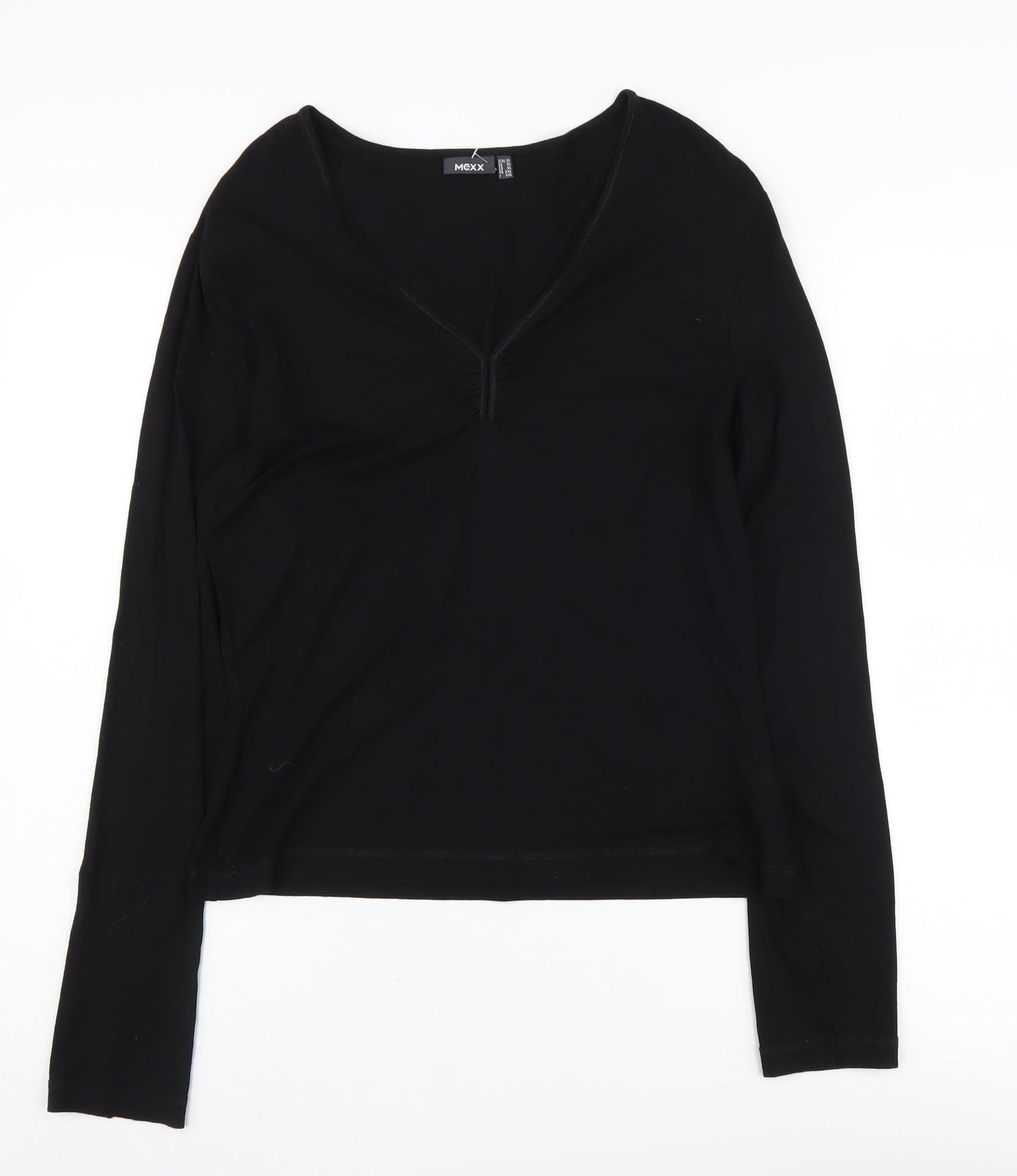 Womens UK Size XL Mexx Black Basic T-Shirt