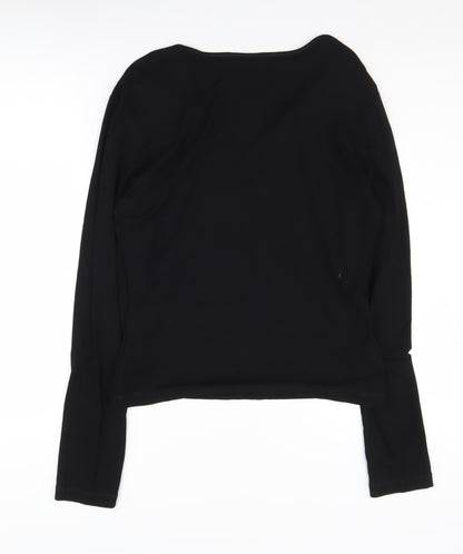 Womens UK Size XL Mexx Black Basic T-Shirt