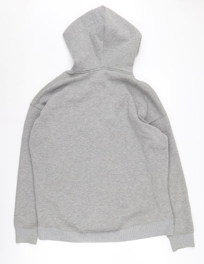 Zara Men’s Grey Pullover Hoodie Size S