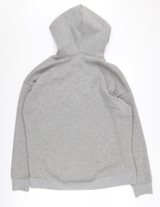 Zara Men’s Grey Pullover Hoodie Size S