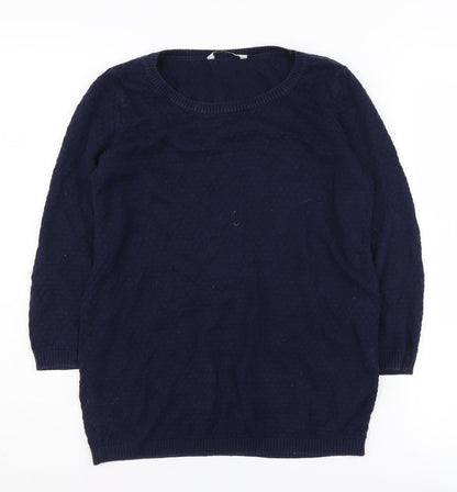Womens UK Size S Stradivarius Blue Pullover Jumper