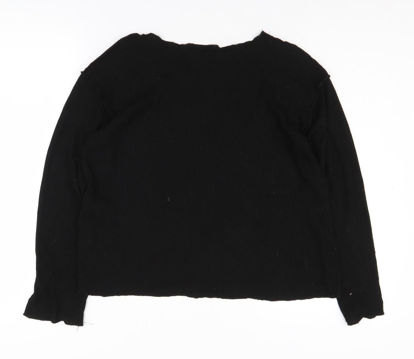 Womens UK Size S Zara Black Pullover Jumper