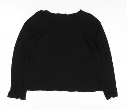 Womens UK Size S Zara Black Pullover Jumper