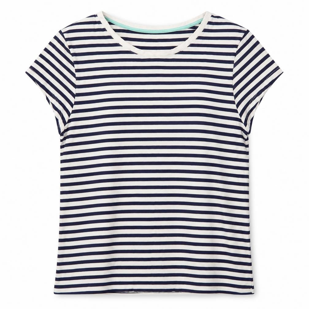Womens UK Size L Oasis Multicoloured Basic T-Shirt
