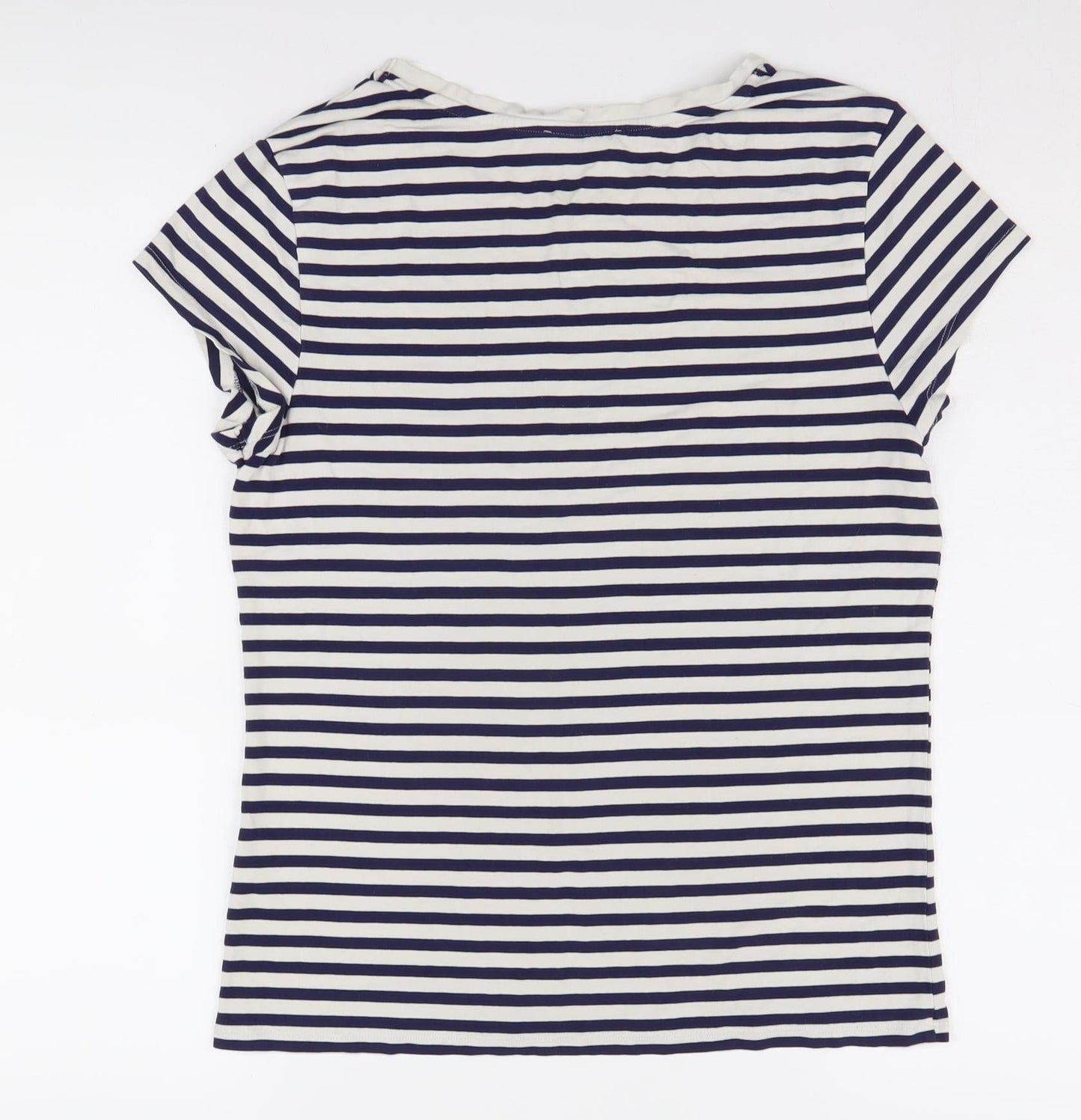 Womens UK Size L Oasis Multicoloured Basic T-Shirt
