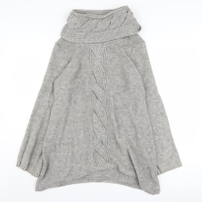 Womens UK Size 8 Marks and Spencer Grey Pullover Jumper