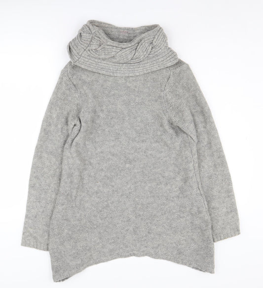Womens UK Size 8 Marks and Spencer Grey Pullover Jumper