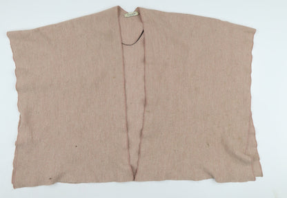 Womens UK Size One Size Cocogio Pink Cape Jumper