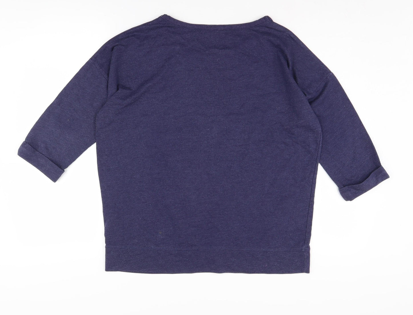 Womens UK Size 12 Marks and Spencer Blue Basic T-Shirt