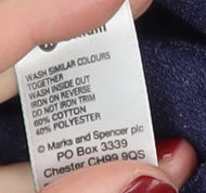 Womens UK Size 12 Marks and Spencer Blue Basic T-Shirt