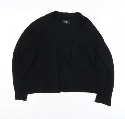 Womens UK Size M Wallis Black Cardigan Jumper