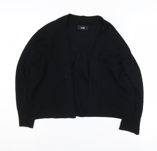 Womens UK Size M Wallis Black Cardigan Jumper