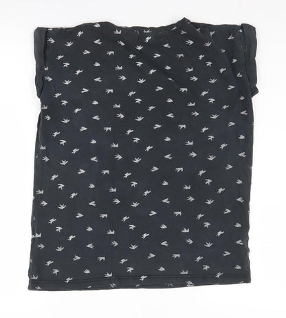 Louche Unisex Kids Black XS T-Shirt Short Sleeve
