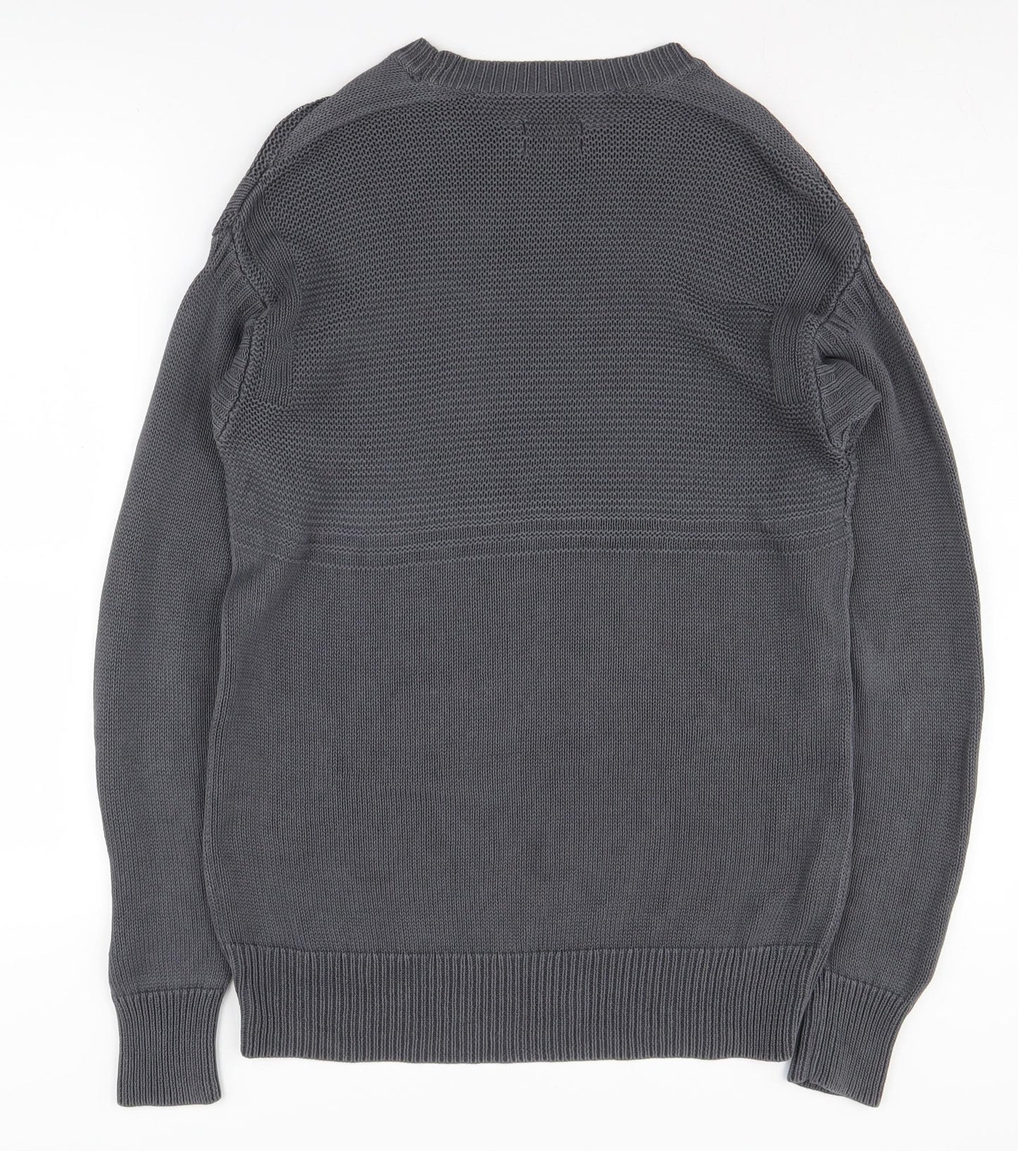 AllSaints Men's Grey Small Pullover Jumper