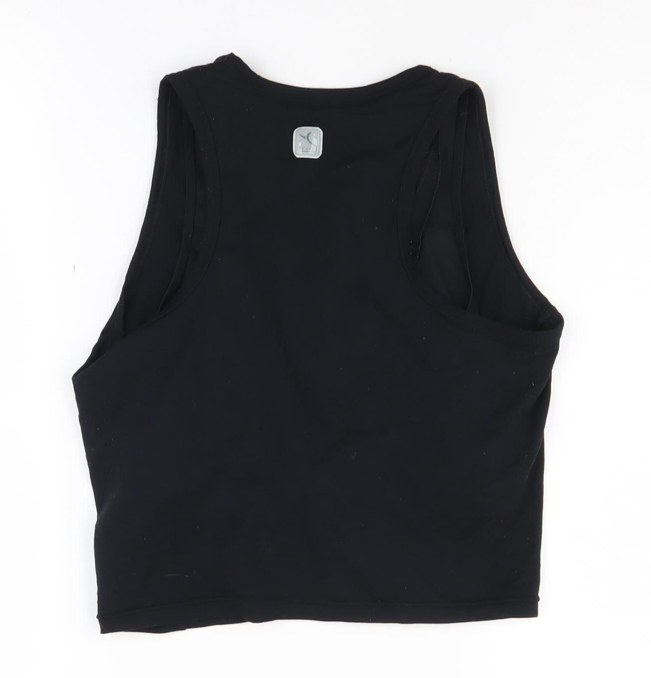 Tomyos Women's Black M V-Neck Tank Top for Gym