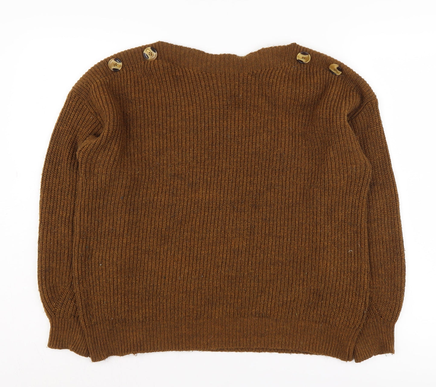 Womens UK Size S Pimkie Brown Pullover Jumper