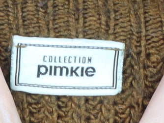 Womens UK Size S Pimkie Brown Pullover Jumper