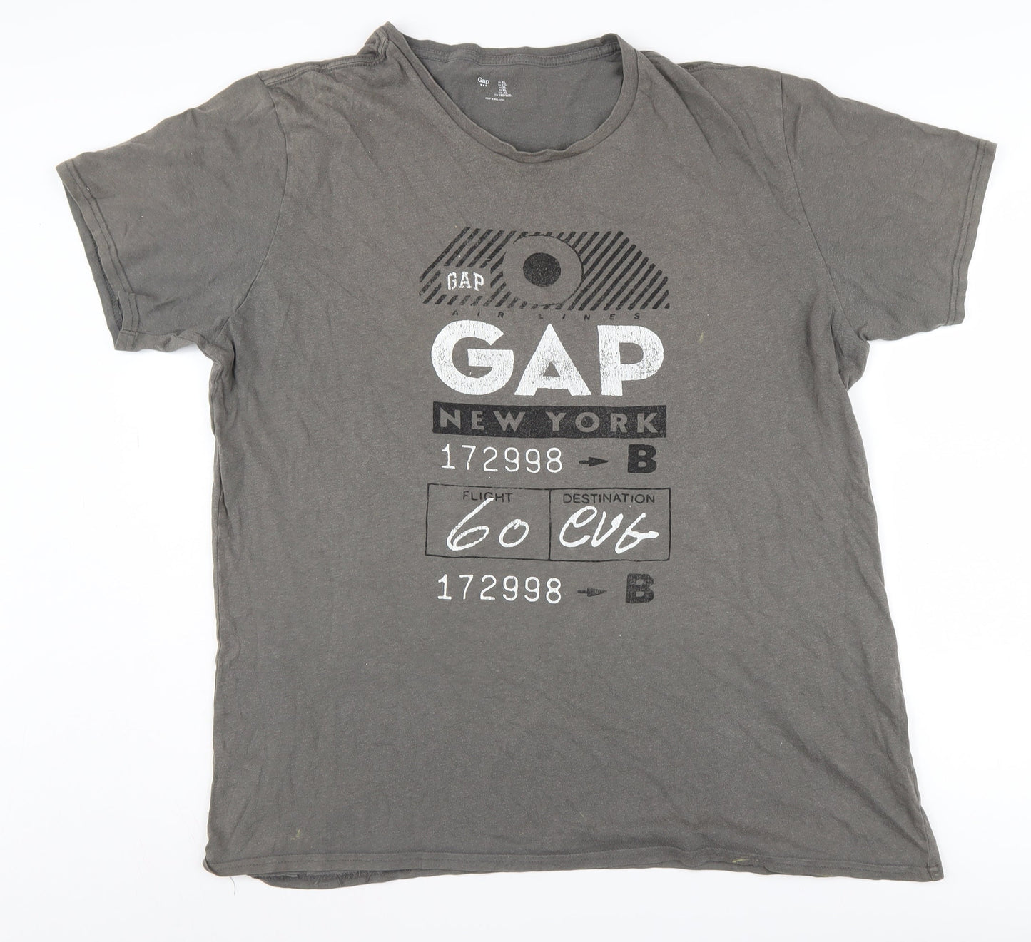 Mens UK Size XL Gap Grey  T-Shirt