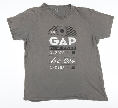 Mens UK Size XL Gap Grey  T-Shirt