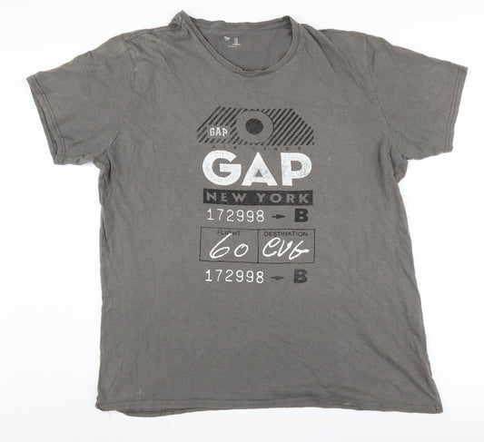 Mens UK Size XL Gap Grey  T-Shirt