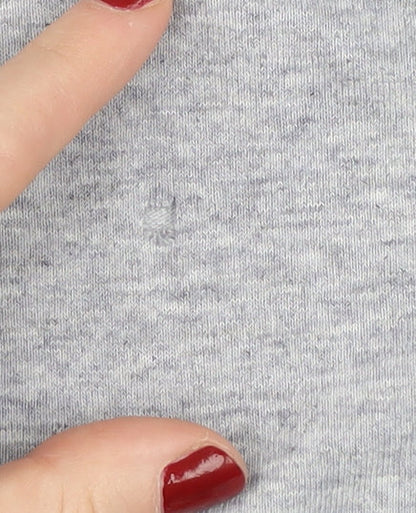 Lee Cooper Men's Grey XL V-Neck T-Shirt