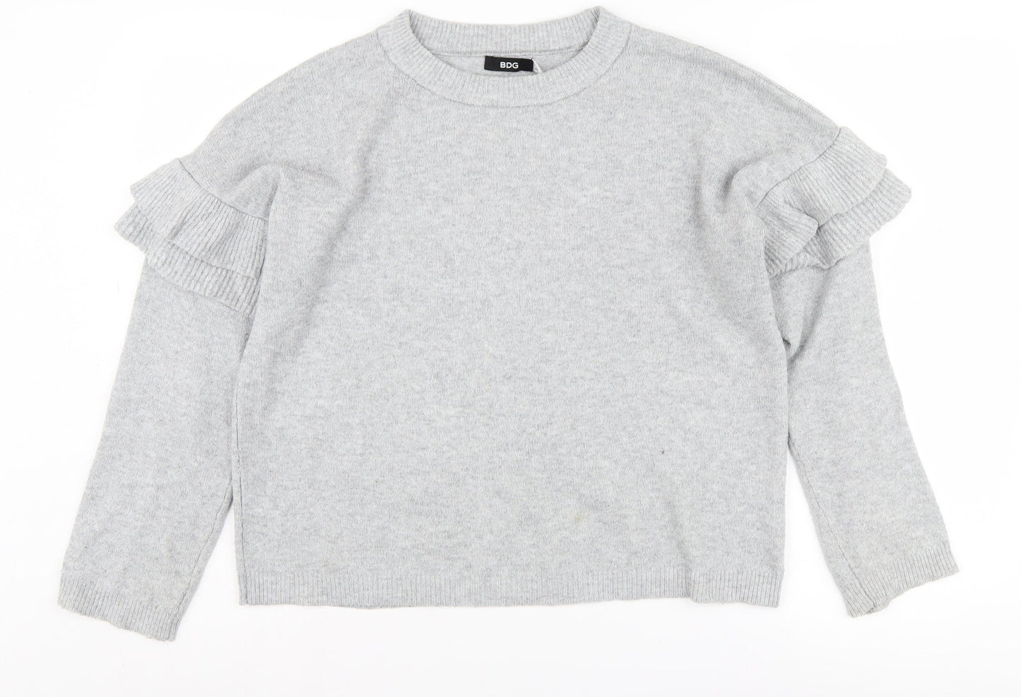 Womens UK Size XS BDG Grey Pullover Jumper