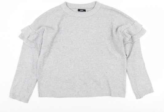 Womens UK Size XS BDG Grey Pullover Jumper