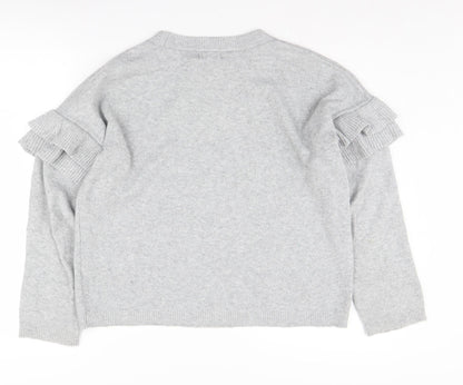 Womens UK Size XS BDG Grey Pullover Jumper