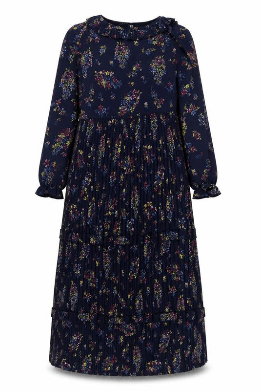 Front view of Only Women's Multicoloured Floral Midi Dress 10