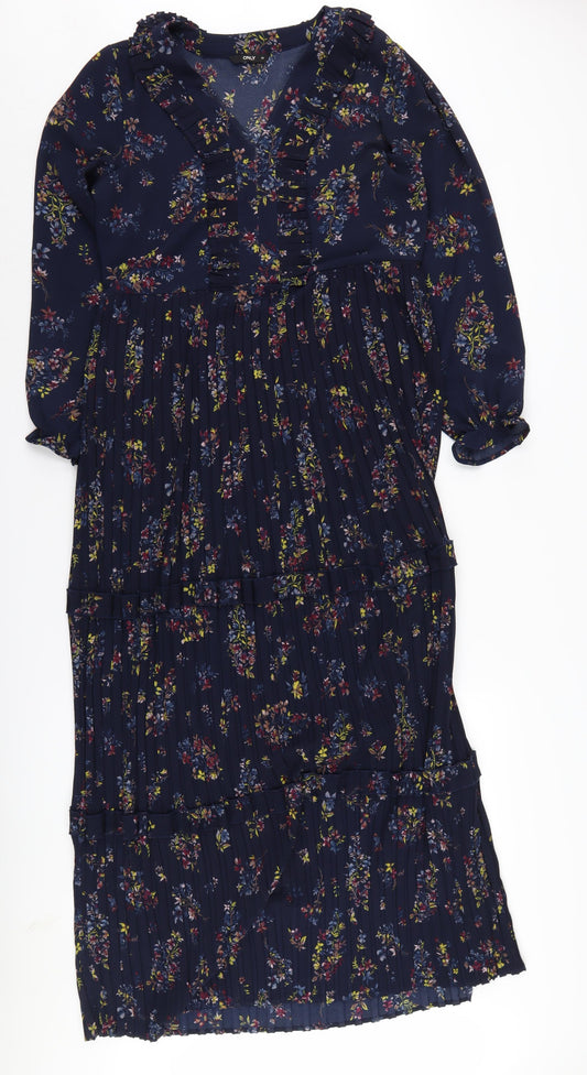 ONLY Women's Multicoloured Floral Midi Dress 10